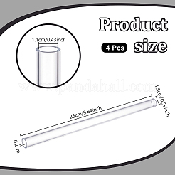 Transparent Acrylic Pipe&nbsp;AJEW-WH0475-51M