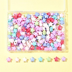 200Pcs Opaque Acrylic Beads&nbsp;TACR-FS0001-50