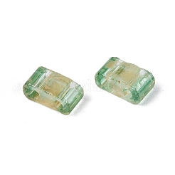 2-Hole Transparent Glass Seed Beads&nbsp;LS-SEED-S023-30B-22