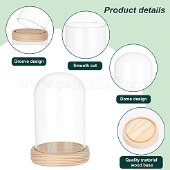 Glass Dome Cover&nbsp;AJEW-WH0307-71