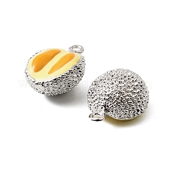 Brass Enamel Pendants&nbsp;KK-K351-60A-P