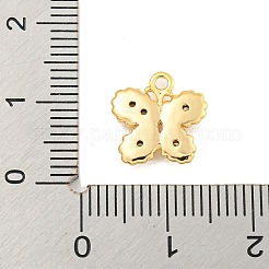 Brass Micro Pave Clear Cubic Zirconia Pendants&nbsp;KK-U015-11G
