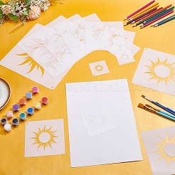 16Pcs 8 Styles PET Hollow Out Drawing Painting Stencils&nbsp;DIY-WH0504-712