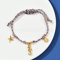 304 Stainless Steel Charms Bracelets&nbsp;BJEW-C114-13G