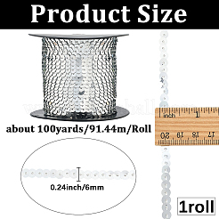 1Roll PVC Paillette Beads&nbsp;DIY-SP0005-27E