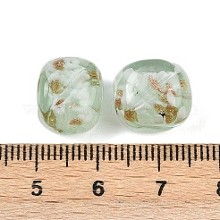 Handmade Gold Sand Lampwork Beads&nbsp;LAMP-H069-01C