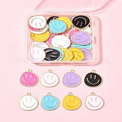 7 Colors Alloy Enamel Pendants&nbsp;ENAM-FS0002-05