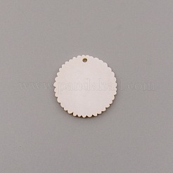 Opaque Embossed Printed Acrylic Pendants&nbsp;MACR-CJC0003-01