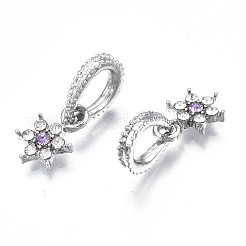 Rack Plating Alloy European Dangle Charms&nbsp;MPDL-N039-043