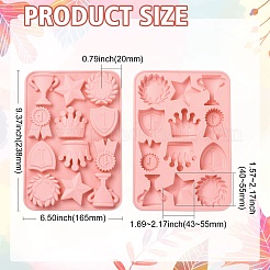 3Pcs 3 Colors Award Series Silicone Molds&nbsp;ST-CJ0043-011