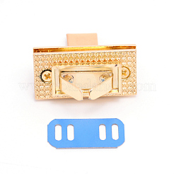 Alloy Clasp Turn Twist Lock&nbsp;PALLOY-WH0079-75KCG