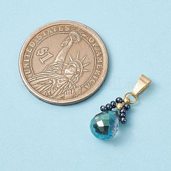 Glass Seed Beaded Pendants&nbsp;PALLOY-MZ00590-04