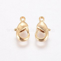 Brass Lobster Claw Clasps&nbsp;X-KK-WH0030-01G