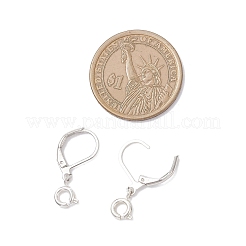 Brass Leverback Earring Findings&nbsp;EJEW-JE06573-02