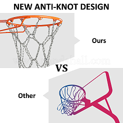 201 Stainless Steel Basketball Net&nbsp;AJEW-WH0709-338A