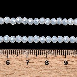 Crystal Glass Rondelle Beads Strands&nbsp;LS-EGLA-F049C-01