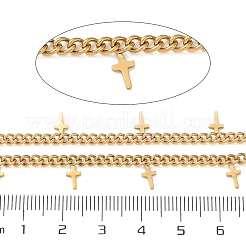 304 Stainless Steel Curb Chains&nbsp;CHS-K017-08A-G