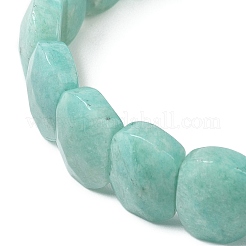 Natural Amazonite Beads Stretch Bracelets for Women Men&nbsp;BJEW-I323-02