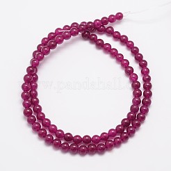 Natural & Dyed Malaysia Jade Bead Strands&nbsp;G-A146-4mm-A15