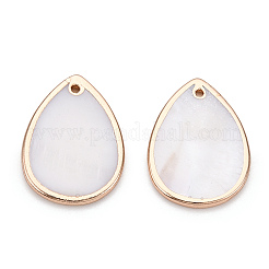 Electroplate Freshwater Shell Pendants&nbsp;SHEL-T012-16