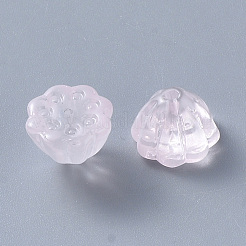 Transparent Baking Paint Glass Beads&nbsp;X-DGLA-T002-08C