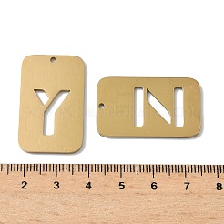 26Pcs 304 Stainless Steel Pendants&nbsp;STAS-G372-01G
