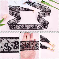 1Pc Cotton Polyester Lace Headbands for Women&nbsp;AJEW-CY0001-73C