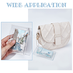Transparent PVC Coin Wallet with Glitter Powders&nbsp;ABAG-WH0044-29