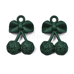Spray Painted Alloy Pendants&nbsp;PALLOY-T075-116B-RS
