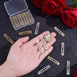 20Pcs 2 Colors 304 Stainless Steel Pendants&nbsp;STAS-WR0001-50