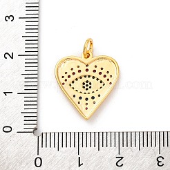 Brass Micro Pave Cubic Zirconia Pendants&nbsp;KK-U033-07G-02