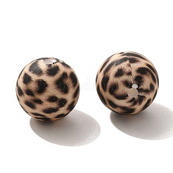 Silicone Beads Loose Silicone Beads Kit Leopard Print Silicone Beads for Keychain Making Bracelet Necklace&nbsp;FIND-SZC0014-170