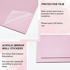 Square Mirror Acrylic Sheets&nbsp;DIY-WH0170-37