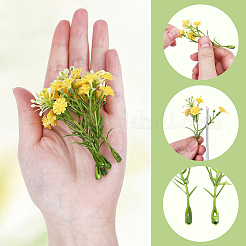 72Pcs 9 Styles Artificial Flower&nbsp;AJEW-SP0004-73