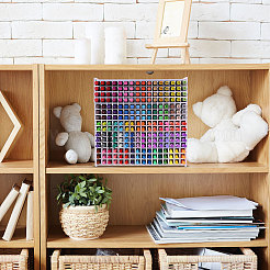 240-Hole PVC Marker Pen Organizer Storage Grided Holder&nbsp;AJEW-WH0596-538