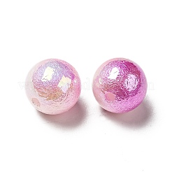 UV Plating Iridescent ABS Plastic Beads&nbsp;LS-SACR-A001-05E