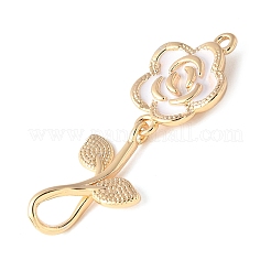 Brass Enamel Pendants&nbsp;KK-A253-01G-02
