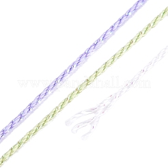 5 Rolls 9-Ply Braided Nylon Strings with Metallic Thread&nbsp;OCOR-Q062-01D