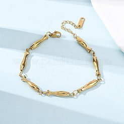 304 Stainless Steel Link Chain Bracelets for Women&nbsp;BJEW-K293-02G