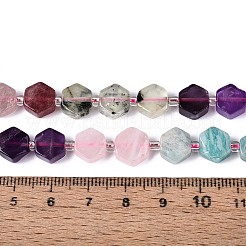 Natural Lapis Lazuli & Amethyst & Rose Quartz & Amazonite & Prehnite & Strawberry Quartz & Sunstone 7 Chakra Beads Strands&nbsp;G-P534-A27-02