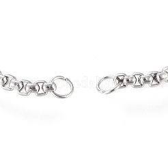 Tarnish Resistant Adjustable 304 Stainless Steel Slider Bracelet/Bolo Bracelets Making&nbsp;X-STAS-I153-02P