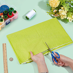 1M Polka Dot Pattern Cotton Fabric&nbsp;DIY-PH0038-29A