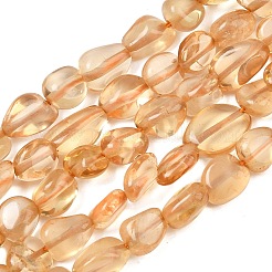 Natural Citrine Beads Strands&nbsp;G-C257-01