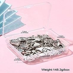 70Pcs 14 Styles Tibetan Style Alloy Pendants&nbsp;FIND-CJ0001-88