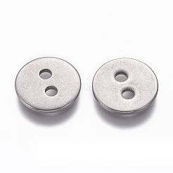 Tarnish Resistant 201 Stainless Steel Buttons&nbsp;STAS-L234-005P