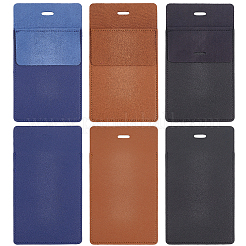 3Pcs 3 Colors Rectangle PU Leather Pocket Pen Bag for Doctor Nurse&nbsp;AJEW-CL0001-20