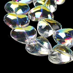 Electroplate Glass Beads Strands&nbsp;X-EGLA-B008-01A-AB02