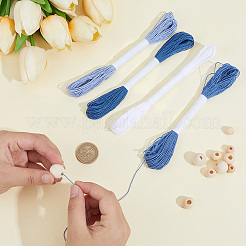 4 Skeins 4 Colors Cotton Embroidery Threads&nbsp;OCOR-CY0004-73B
