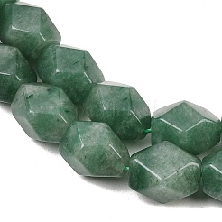 Natural Green Aventurine Faceted Rhombus Beads Strands&nbsp;G-L235A-08B