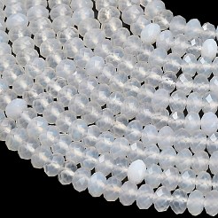 Natural White Agate Beads Strands&nbsp;G-C280-A11-01